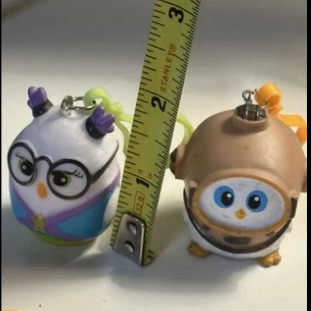 Coop Squad Keychains Lot Birds Chickens Backpack Bag Clips lot of 8
